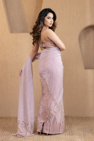 Cosmo Chrome Saree