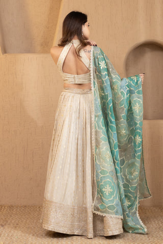 Ivory Gold Lehenga