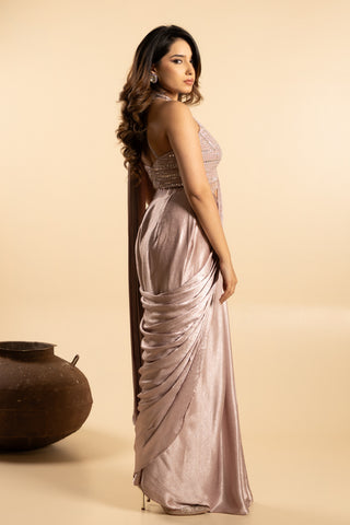 Radiant Rose Saree