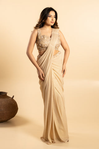 The Ivory Drape Saree