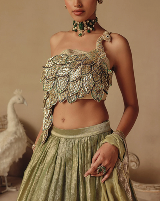 Peacock Lehenga Set