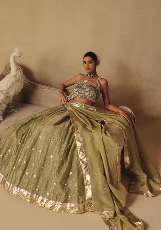Peacock Lehenga Set